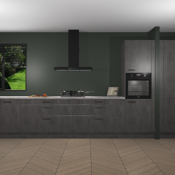 Beton Antraciet keuken Angola 98052