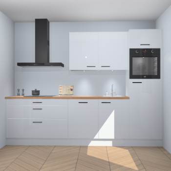 Sneeuwwitte hoogglans keuken Havana 98807