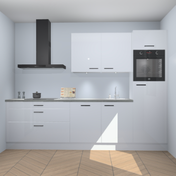 Sneeuwwitte hoogglans keuken Havana 98822