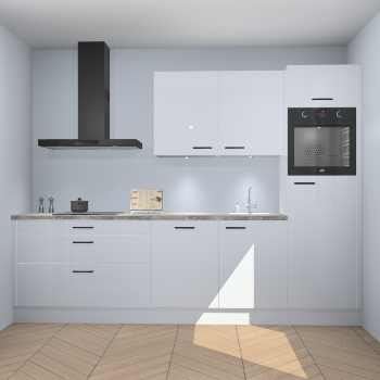 Sneeuwwitte hoogglans keuken Havana 98866