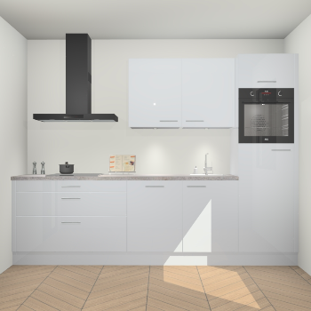 Sneeuwwitte hoogglans keuken Havana 98876