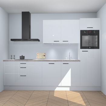 Sneeuwwitte hoogglans keuken Havana 98879