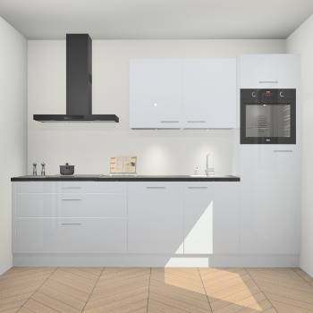 Sneeuwwitte hoogglans keuken Havana 98890