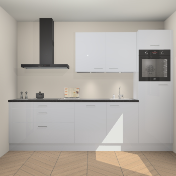 Sneeuwwitte hoogglans keuken Havana 98891