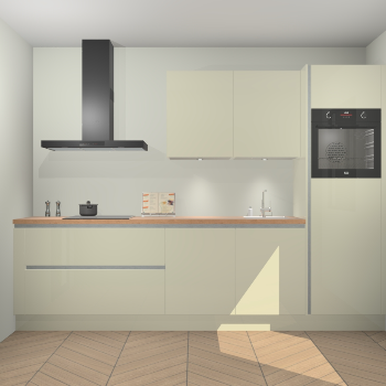 Magnolia hoogglans greeploze keuken Havana 99100