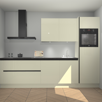 Magnolia hoogglans greeploze keuken Havana 99241