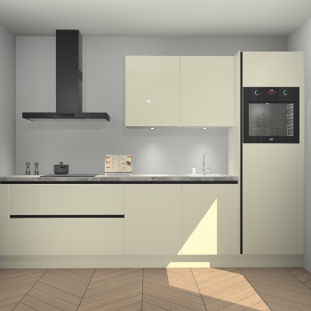 Magnolia hoogglans greeploze keuken Havana 99306