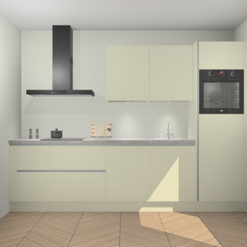 Magnolia hoogglans greeploze keuken Havana 99329