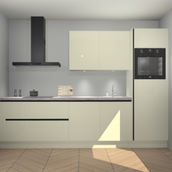 Magnolia hoogglans greeploze keuken Havana 99332