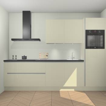 Magnolia hoogglans greeploze keuken Havana 99342