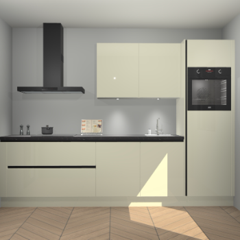 Magnolia hoogglans greeploze keuken Havana 99345