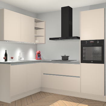 Kasjmier greeploze keuken Cognac 99196