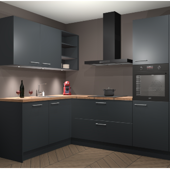 Onyxgrijze keuken Cognac 99387