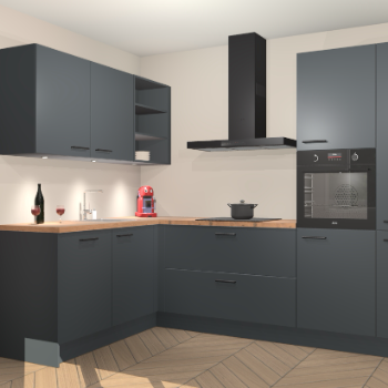 Onyxgrijze keuken Cognac 99390