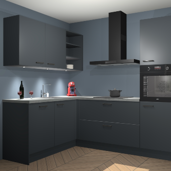 Onyxgrijze keuken Cognac 99403