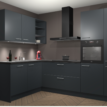 Onyxgrijze keuken Cognac 99405