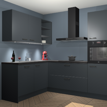 Onyxgrijze keuken Cognac 99409