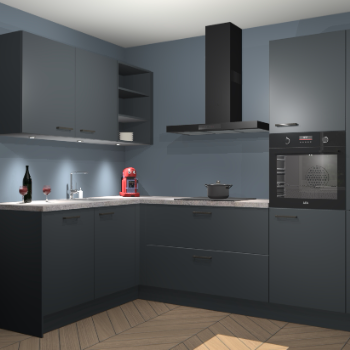 Onyxgrijze keuken Cognac 99423