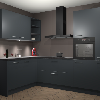 Onyxgrijze keuken Cognac 99427