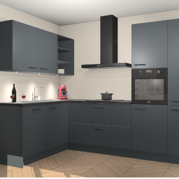 Onyxgrijze keuken Cognac 99432