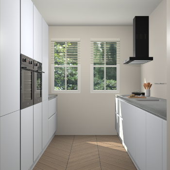 Sneeuwwitte greeploze keuken Majuro 100360