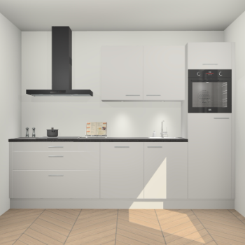 Zijdegrijze keuken Havana 100001