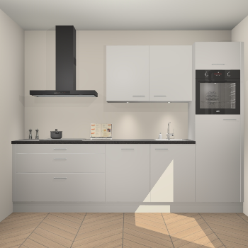 Zijdegrijze keuken Havana 100002