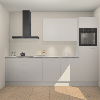 Zijdegrijze keuken Havana 100014