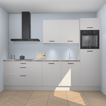 Zijdegrijze keuken Havana 100016