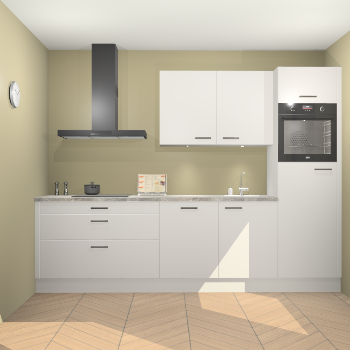 Zijdegrijze keuken Havana 100017