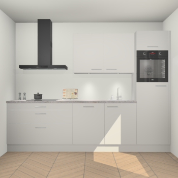 Zijdegrijze keuken Havana 100019