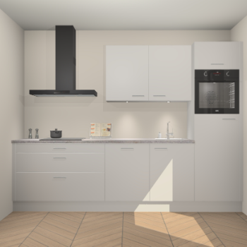 Zijdegrijze keuken Havana 100020