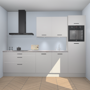 Zijdegrijze keuken Havana 100022