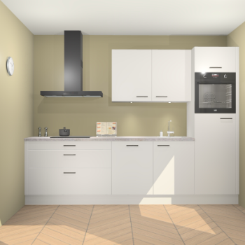 Zijdegrijze keuken Havana 100023