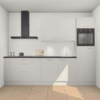 Zijdegrijze keuken Havana 100032