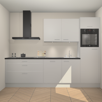 Zijdegrijze keuken Havana 100033