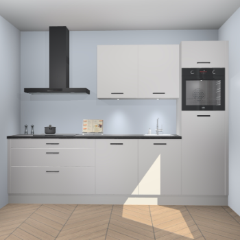 Zijdegrijze keuken Havana 100035