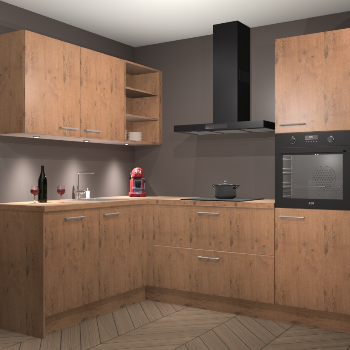 Astoria Eiken keuken Cognac 99496