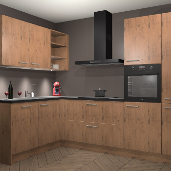 Astoria Eiken keuken Cognac 99520