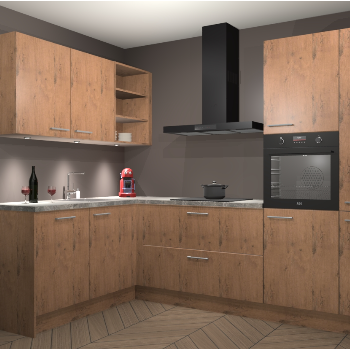 Astoria Eiken keuken Cognac 99526