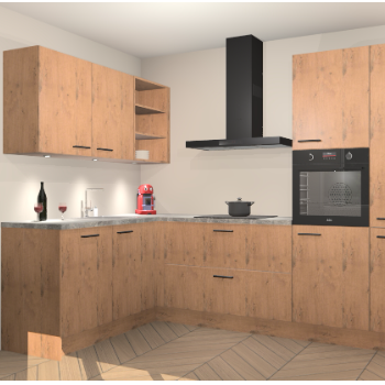 Astoria Eiken keuken Cognac 99529