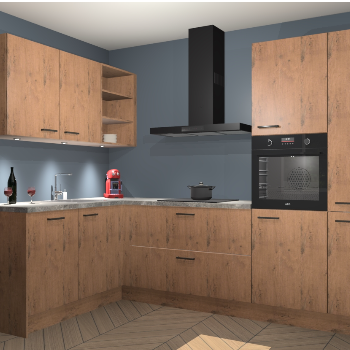 Astoria Eiken keuken Cognac 99530