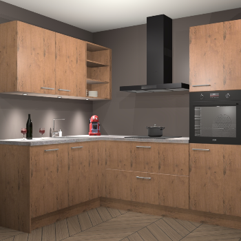 Astoria Eiken keuken Cognac 99532