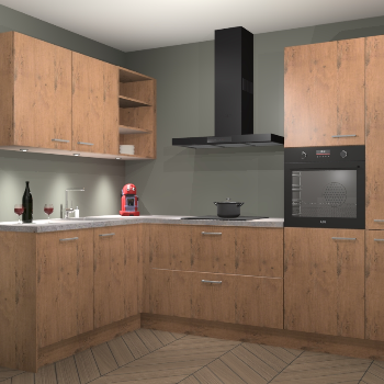 Astoria Eiken keuken Cognac 99533