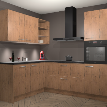 Astoria Eiken keuken Cognac 99538