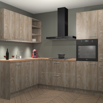 Cantaro Eiken keuken Cognac 99545