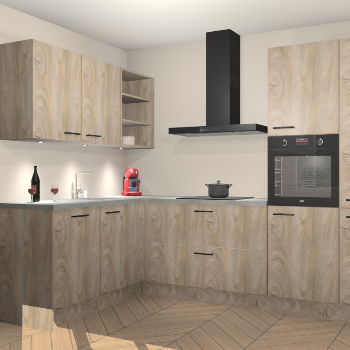 Cantaro Eiken keuken Cognac 99580