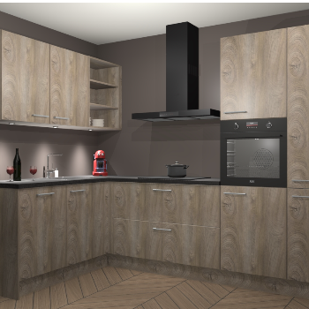 Cantaro Eiken keuken Cognac 99583