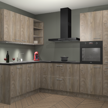 Cantaro Eiken keuken Cognac 99584