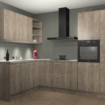 Cantaro Eiken keuken Cognac 99590